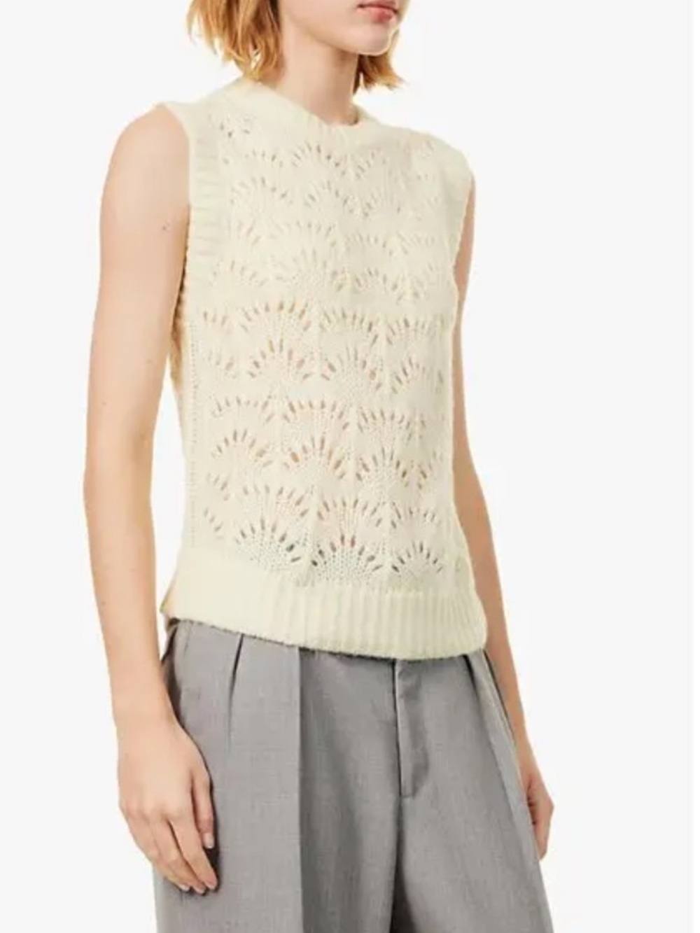 ME+EM
Lotty Lace-Stitch Knitted Jumper